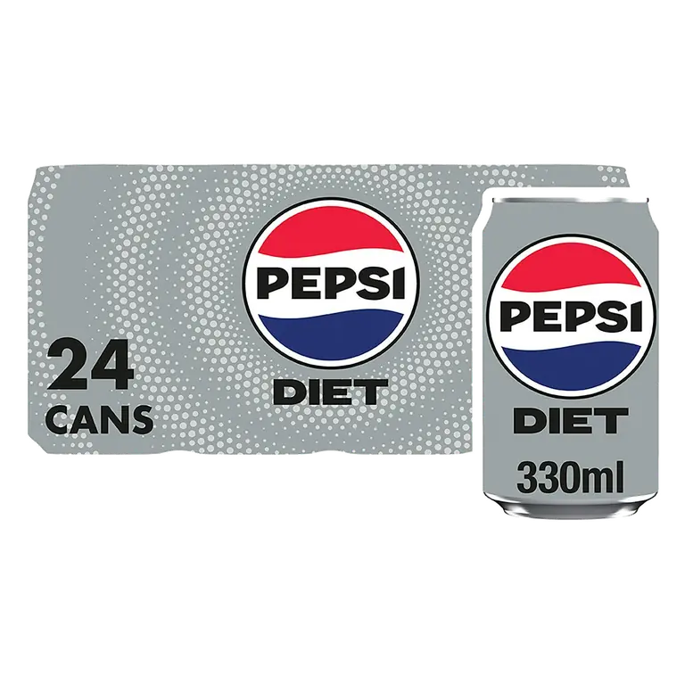 Diet Pepsi Cans 24x330ml