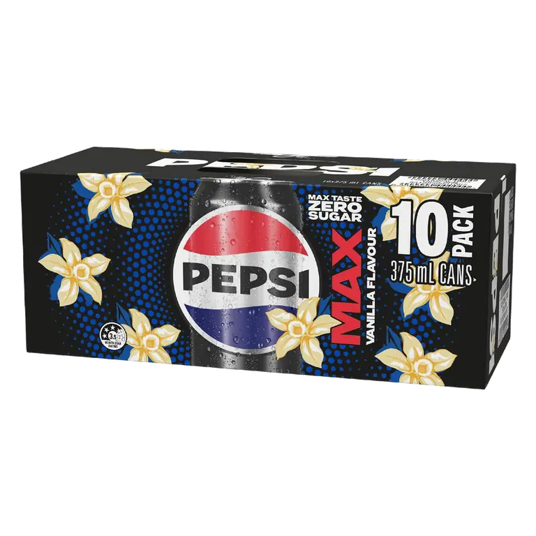 Max No Sugar Vanilla Soft Drink Cans