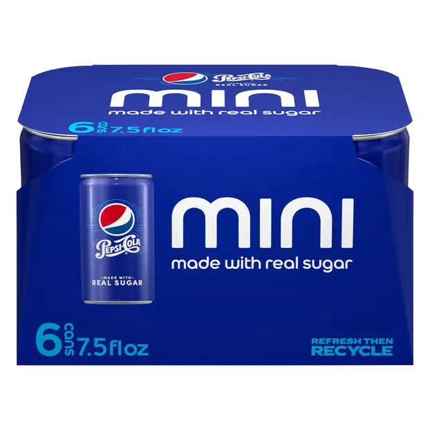 Real Sugar Cola Soda Mini - 6 pk