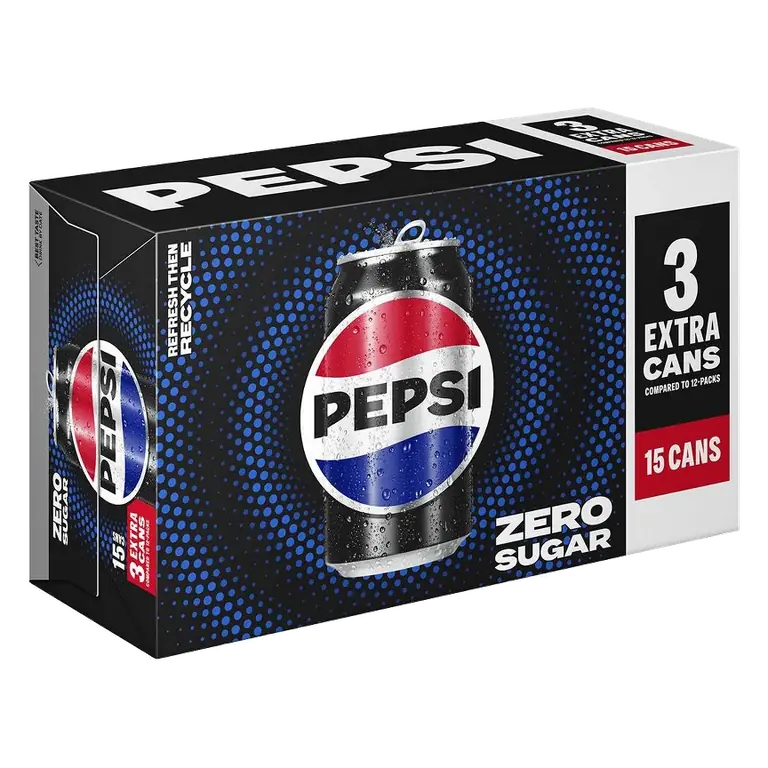 Pepsi Zero, 15pk/12 fl oz Cans