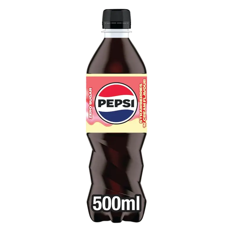 Zero Sugar Strawberries And Cream Flavour 500ml