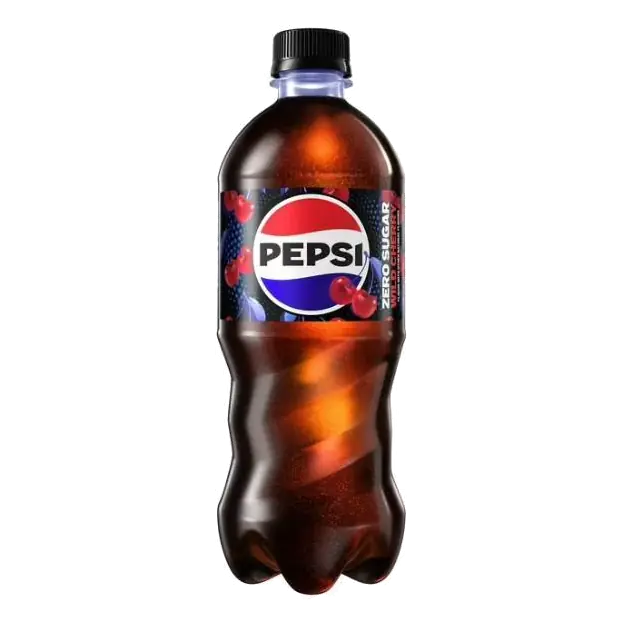Pepsi Zero Sugar Wild Cherry Soda, 20 fl oz Bottle