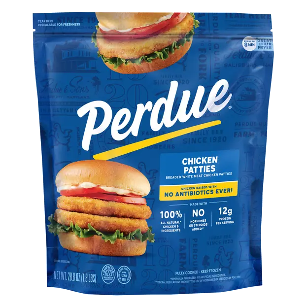 Breaded Chicken Breast Patties - 10 ct Frozen