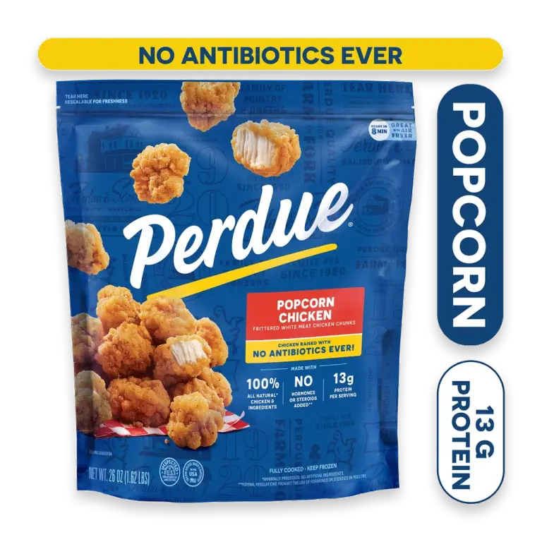 Frozen Fully Cooked Breaded Popcorn Chicken Breast Chunks