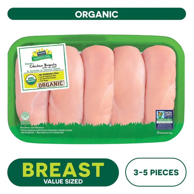 HARVESTLAND Organic Chicken Breasts Value Pack