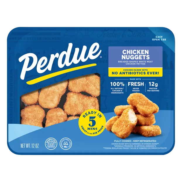 Natural Breaded Chicken Breast Nuggets Refrigerated