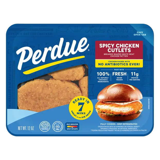 Natural Spicy Breaded Chicken Breast Cutlets - 4 ct Refrigerated