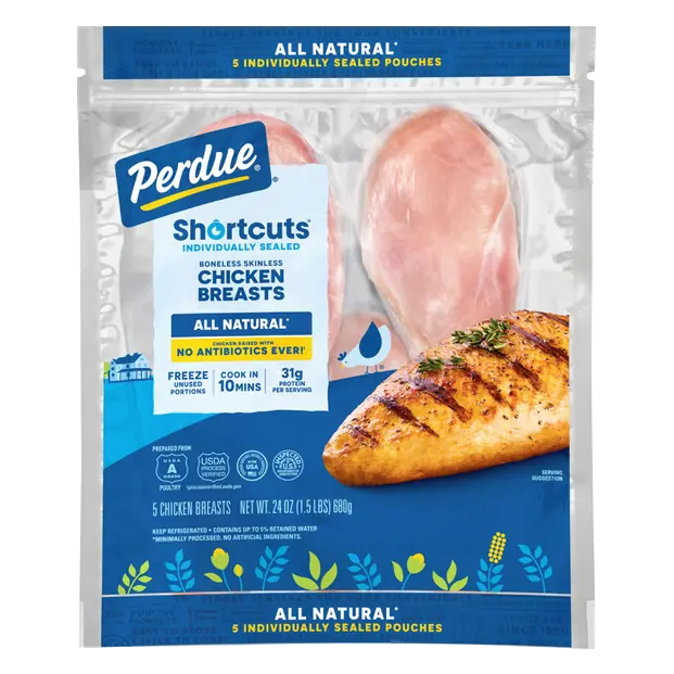 Boneless Skinless Chicken Breasts - 5 ct Fresh
