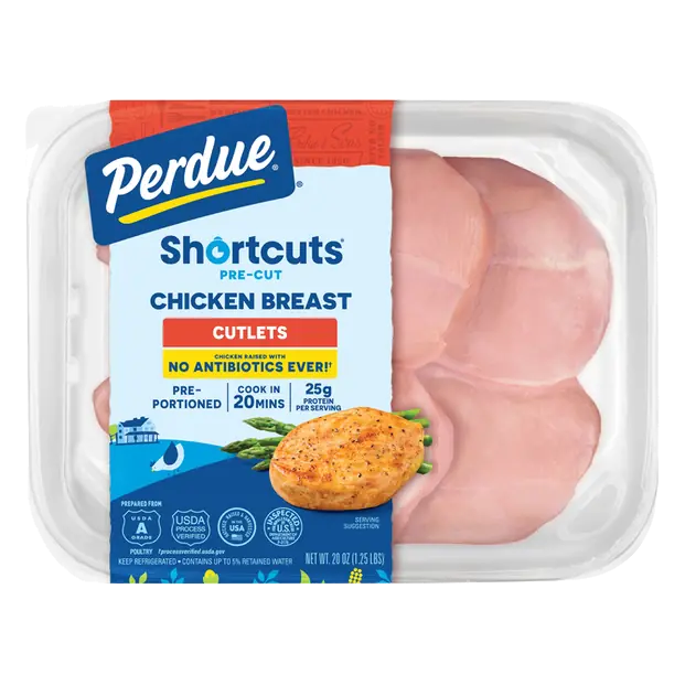 Pre-Cut Chicken Breast Cutlets