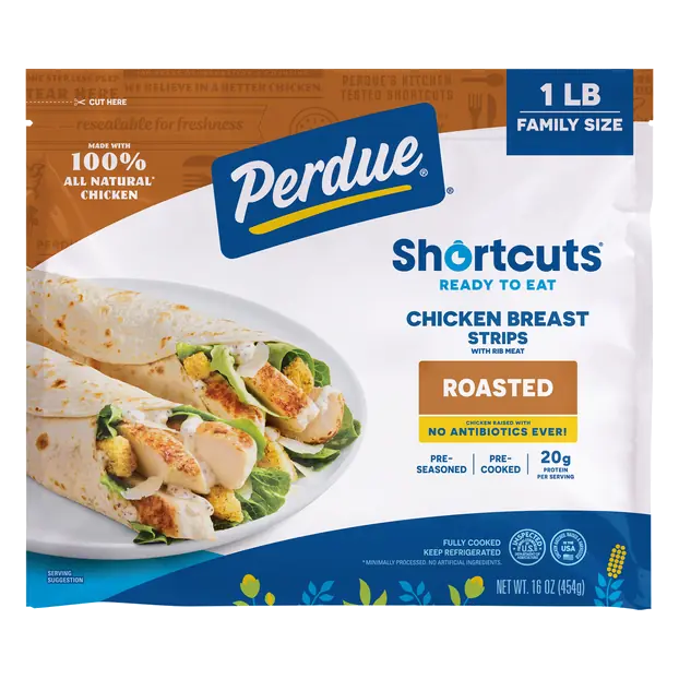 Roasted Chicken Breast Strips Family Size Fresh