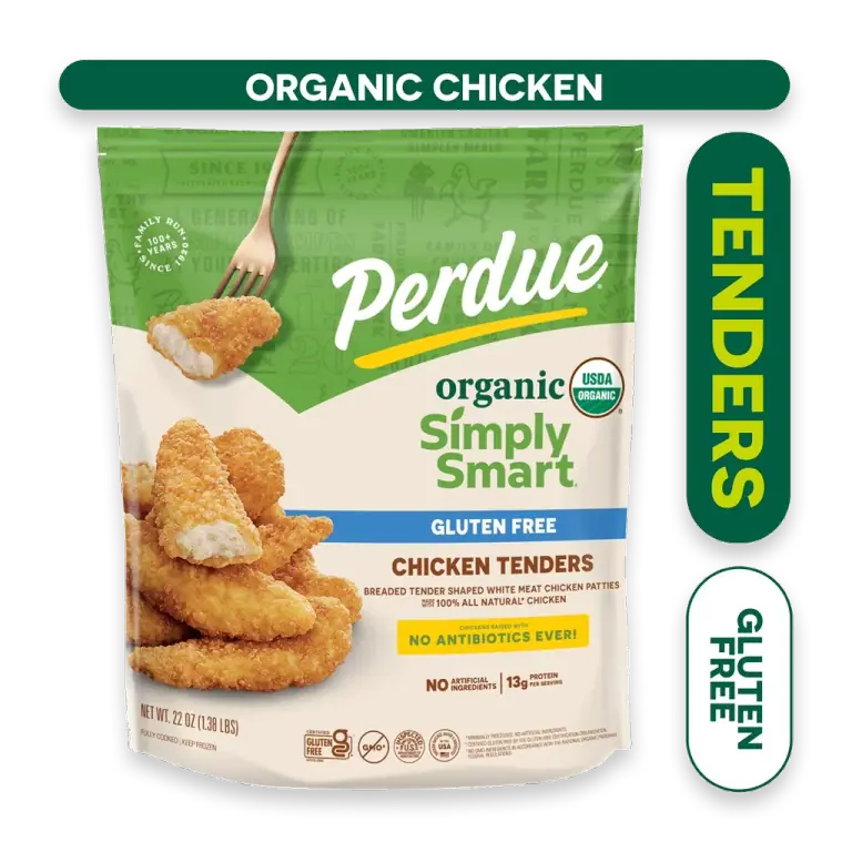 Simply Smart Organic Gluten-Free Frozen Fully Cooked Breaded Chicken Breast Tenders