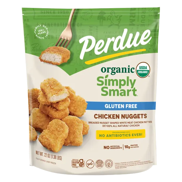 Simply Smart Organics Gluten Free Chicken Breast Nuggets Frozen