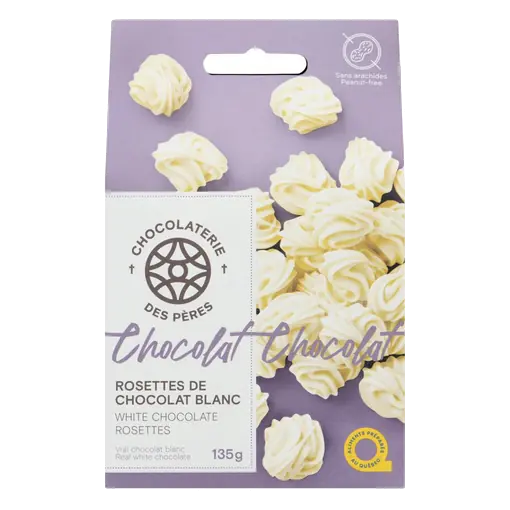White Chocolate Rosettes 135 g