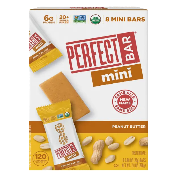 Organic Snack Size Peanut Butter Protein Bars - 8 ct