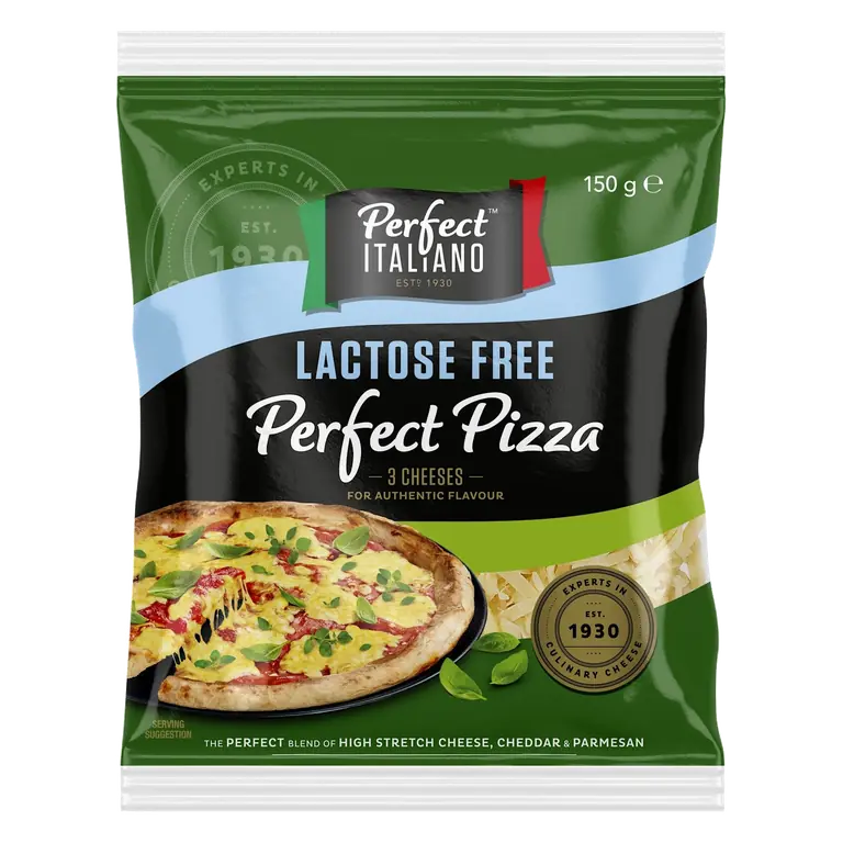 Cheese Perfect Pizza Lactose Free Grated