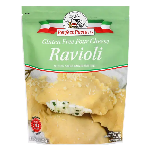 Perfect Pasta Inc. Gluten Free Four Cheese Ravioli