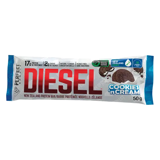 Diesel Protein Bar Cookies & Cream 1 Count