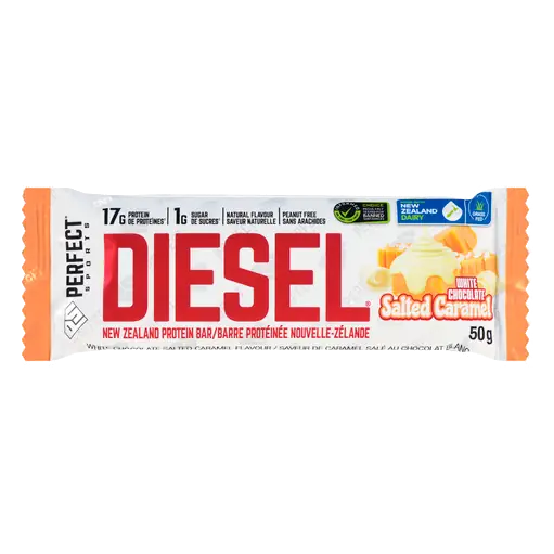 Diesel Protein Bar White Chocolate Salted Caramel 1 Count