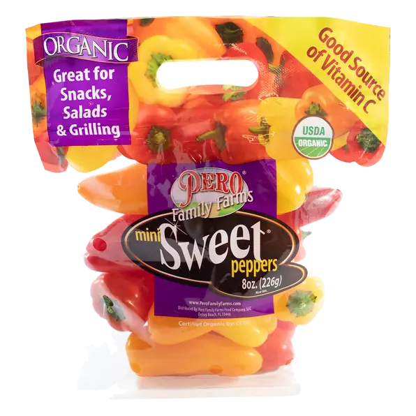 Organic Mini Sweet Peppers
