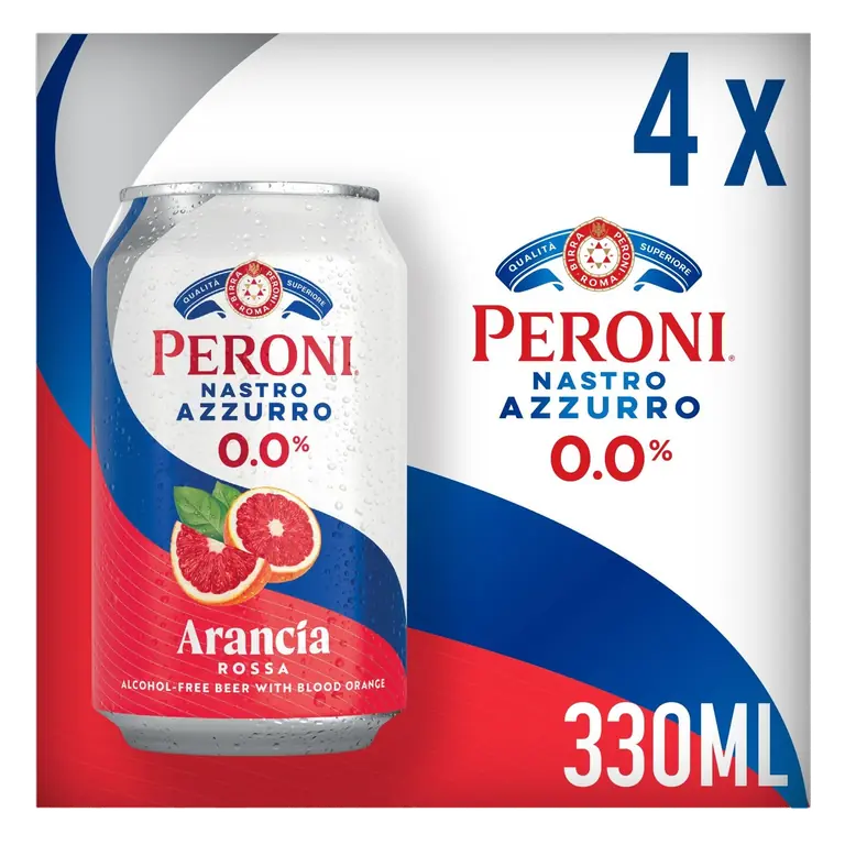 Nastro Azzurro Arancia 4 x 330ml