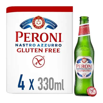 Nastro Azzurro Gluten Free Beer Lager Bottles