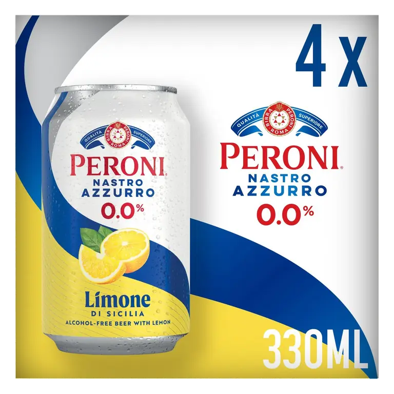Nastro Azzurro Limone 4 x 330ml