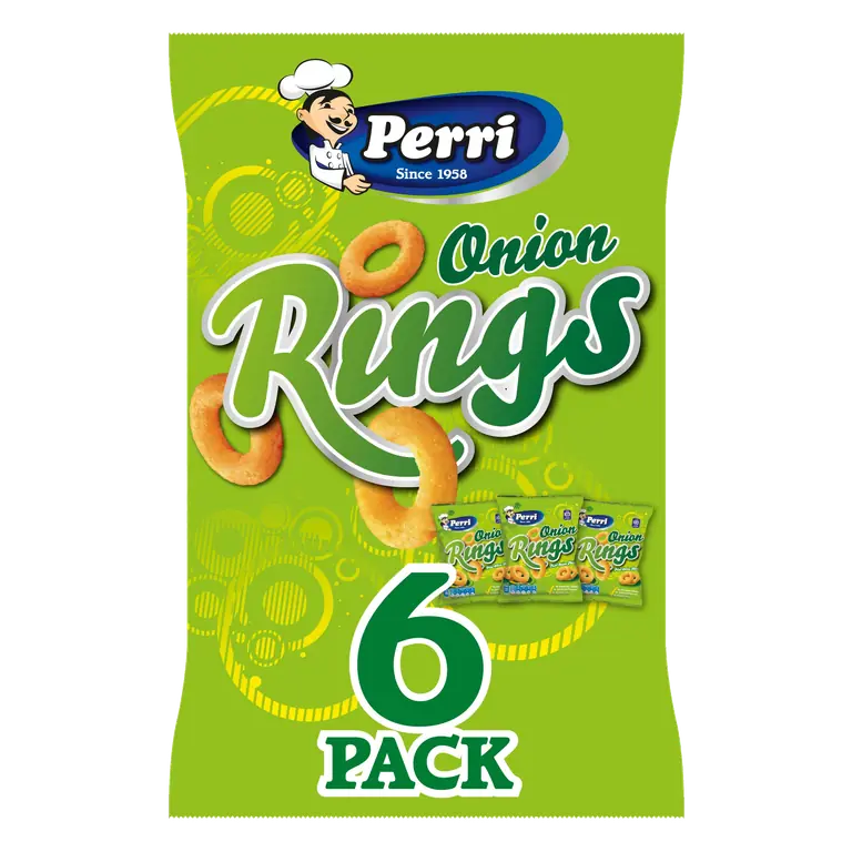 Perri Onion Rings Fried Onion Flavour 6 x 20g