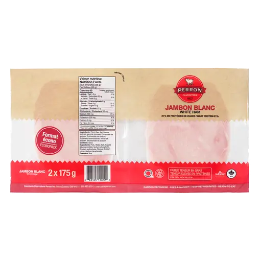 Deli Sliced Ham White 2 x 175 g