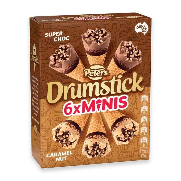 Drumstick Mini Chocolate Caramel