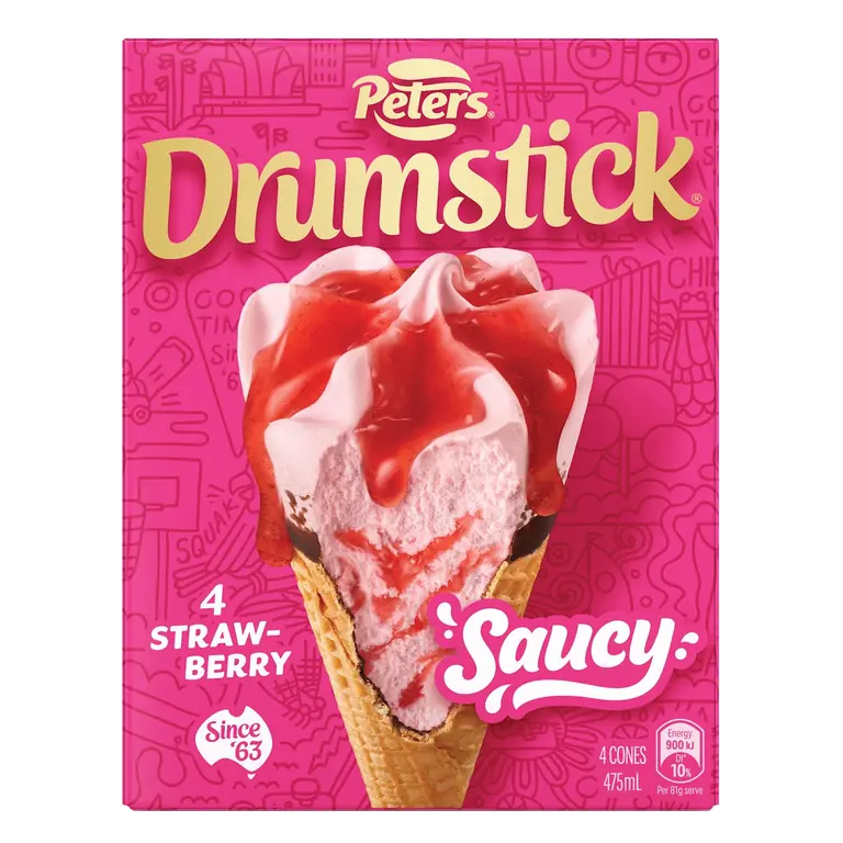 Drumstick Saucy Strawberry