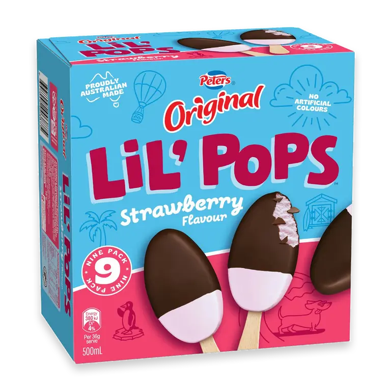 Lil' Pops Frozen Dessert Strawberry