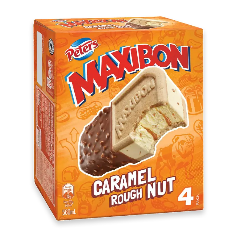 Maxibon Caramel Rough Nut Ice Cream