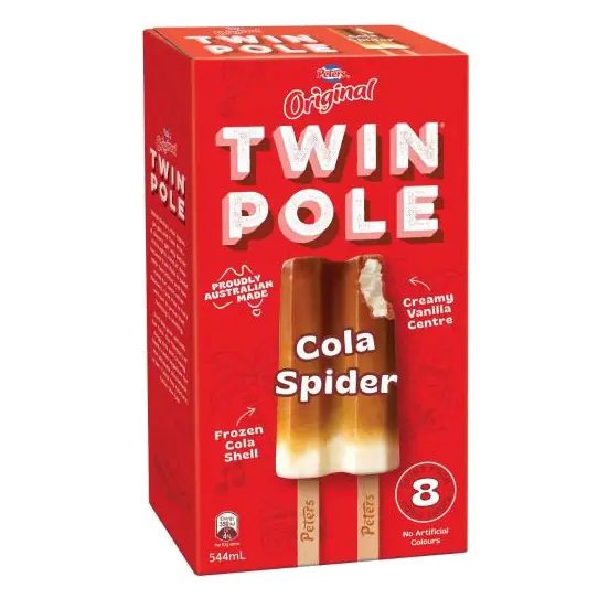 Original Twin Pole Cola Spider 8 Pack