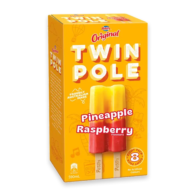 Original Twin Pole Pineapple & Raspberry