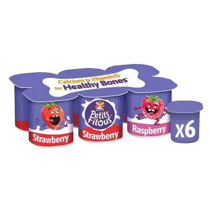 Strawberry & Raspberry Kids Yogurts