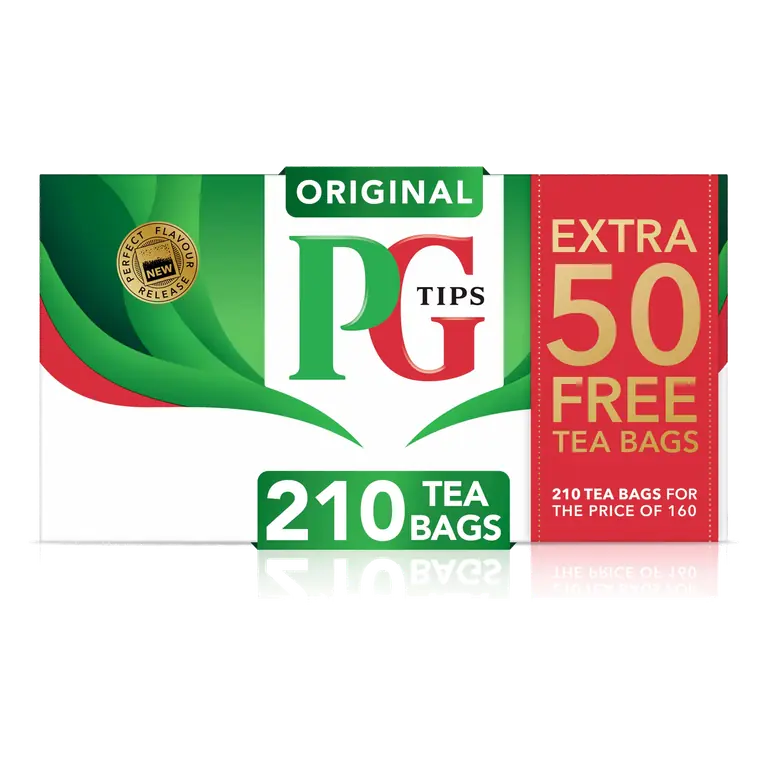 PG Tips 210 Original Black Tea Bags 609g