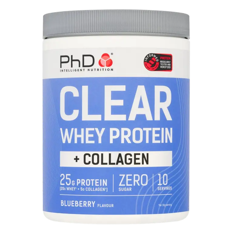 Clear Whey Protein + Collagen Blueberry Flavour 300g