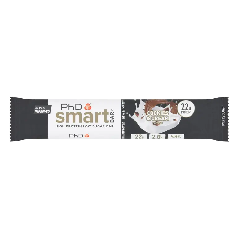 Cookies & Cream Flavour Smart Bar 64g