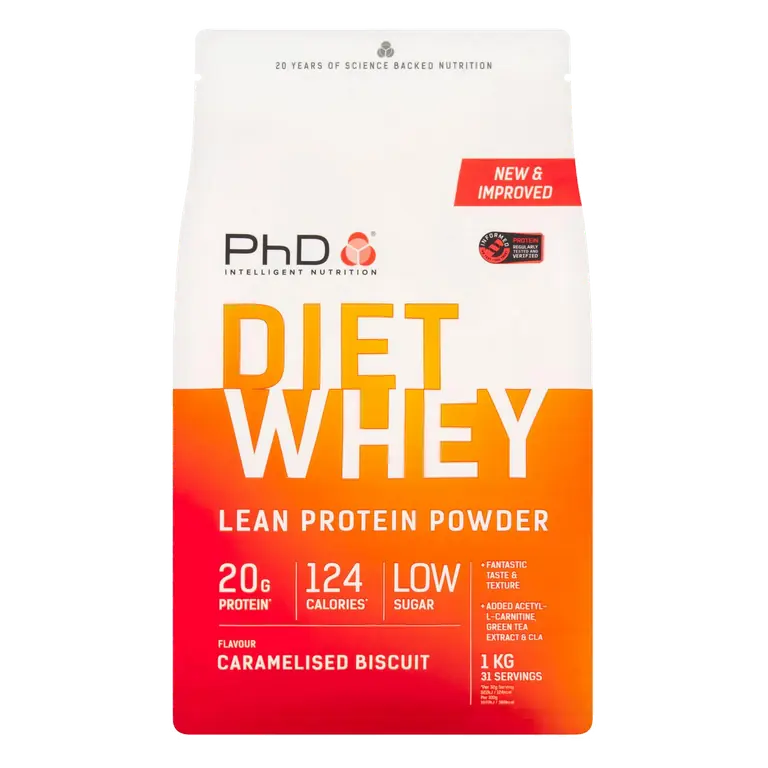 Diet Whey Lean Protein Powder Flavour Caramelised Biscuit 1kg