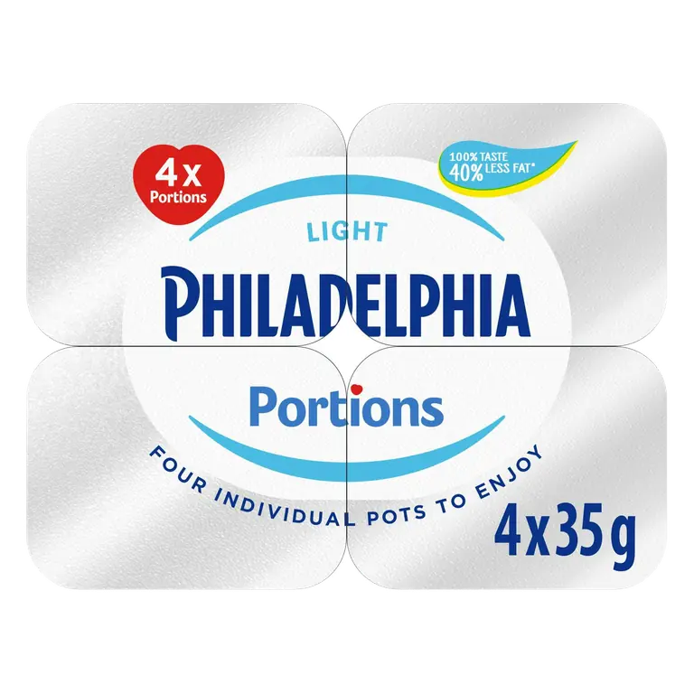 4 x 35g Light Soft Cheese Mini Tubs