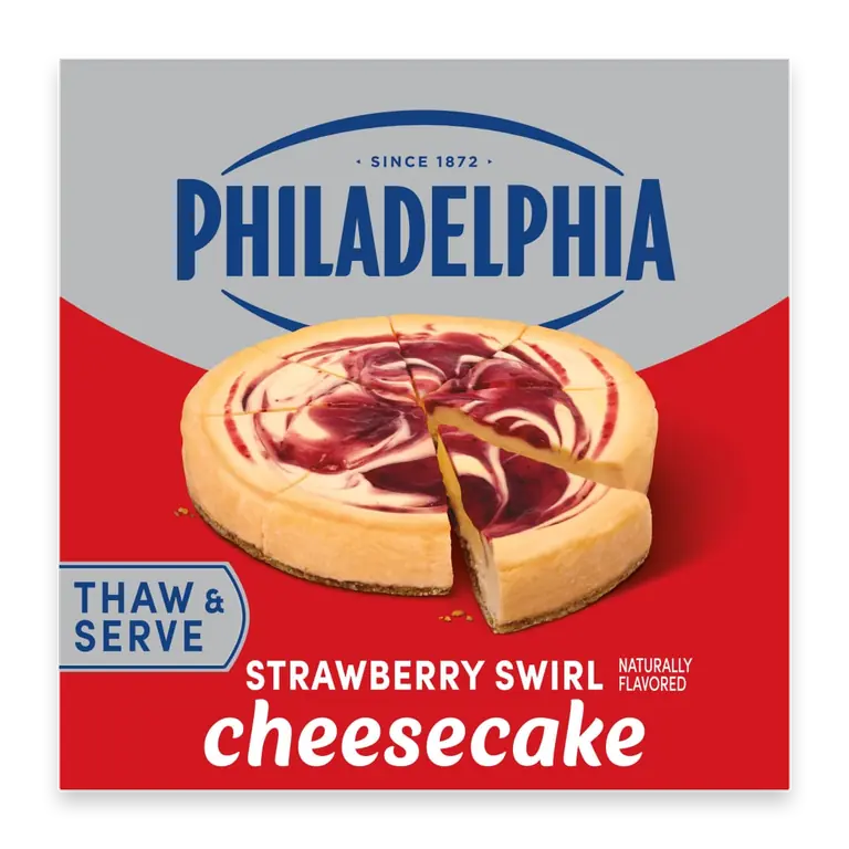 Frozen Strawberry Swirl Cheesecake, Box