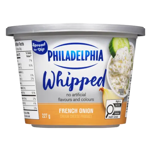 Whipped Cream Cheese French Onion 227 g