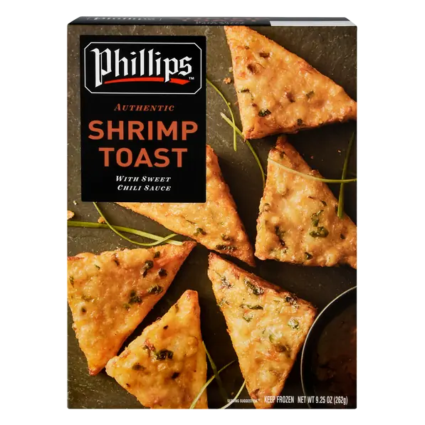 Authentic Shrimp Toast with Sweet Chili Sauce Frozen