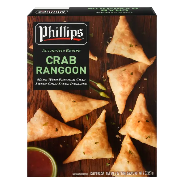Crab Rangoon with Sweet Chili Sauce Frozen