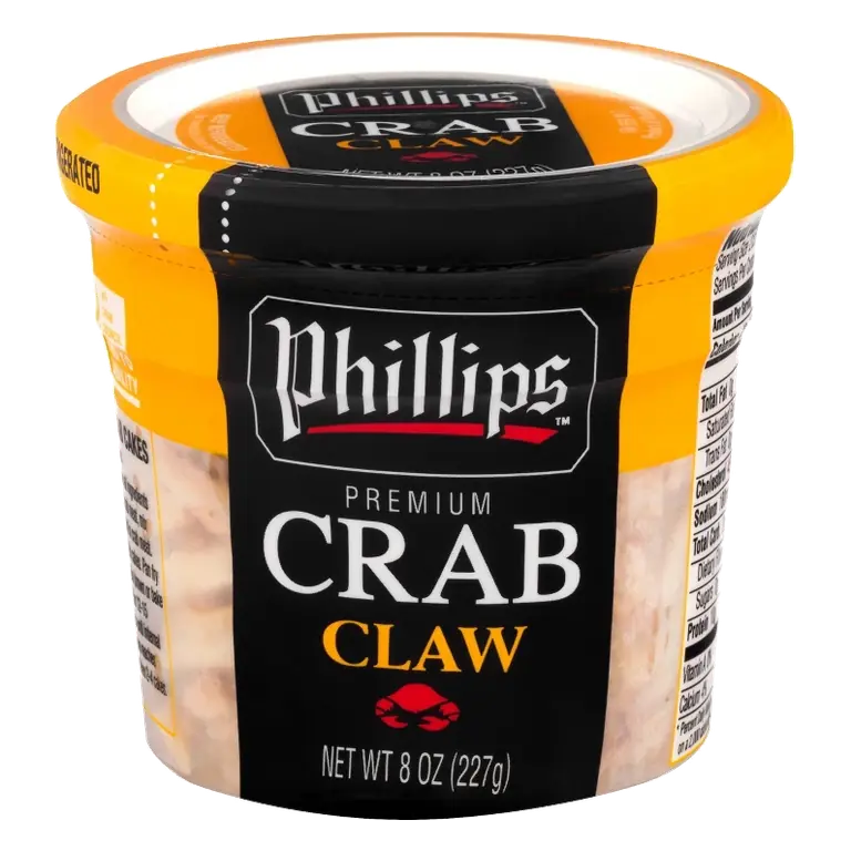 Phillips Claw Crab Meat, 8oz: Wild Caught