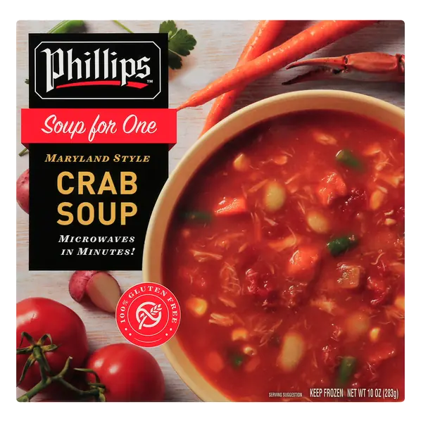 Gluten Free Maryland Style Crab Soup For One Frozen