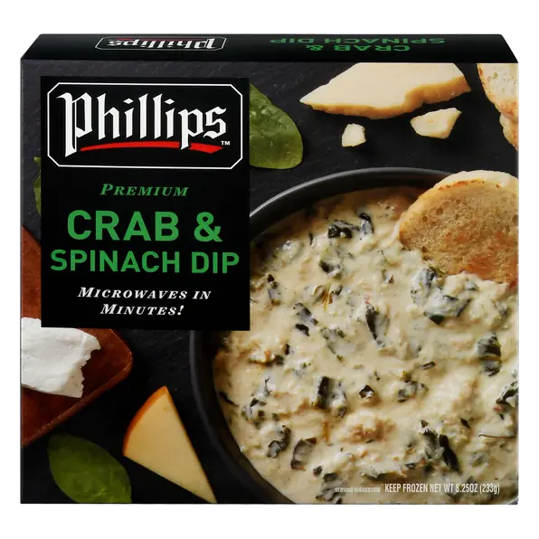 Premium Crab & Spinach Dip Frozen