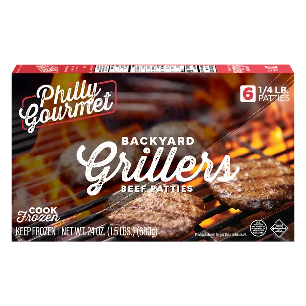 Backyard Grillers Beef Patties - 6 ct Frozen