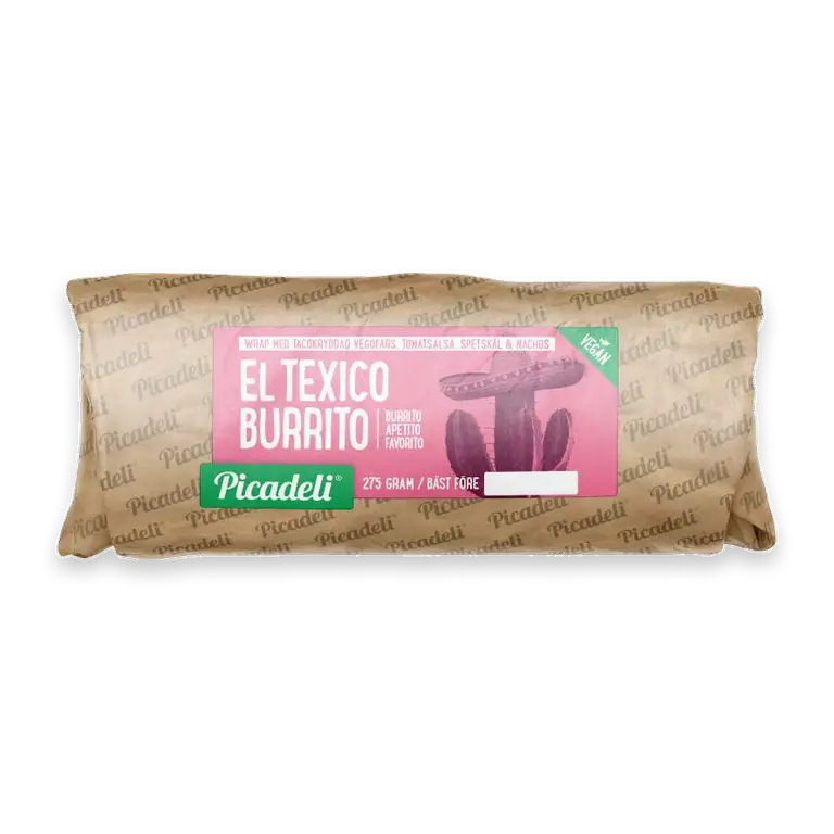 Wrap El Texico Burrito Vegan