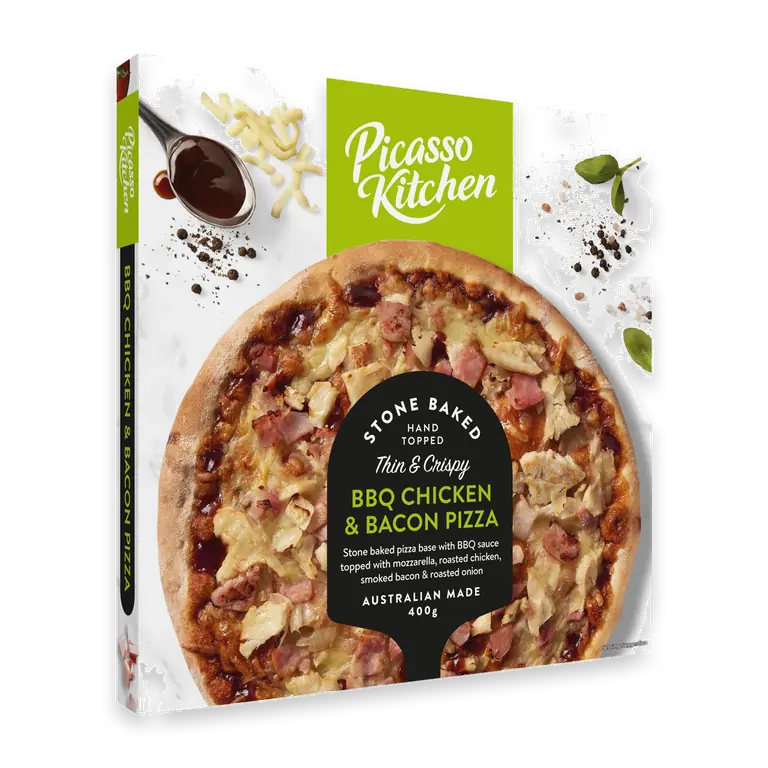 Pizza Thin & Crispy BBQ Chicken & Bacon